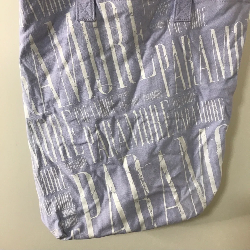 Paramore music band lavender periwinkle tote bag
